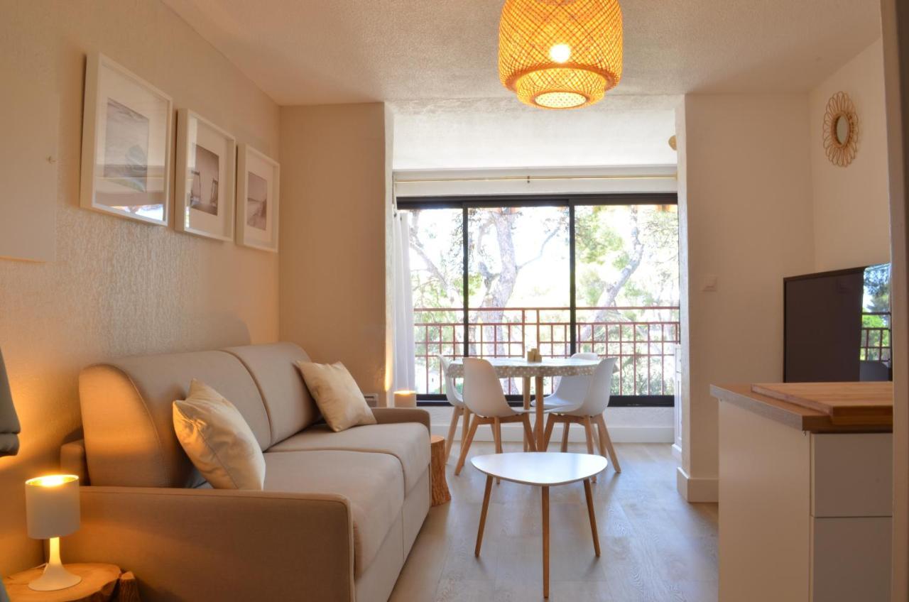 Studio Merbleuesoleil Classe 3 Etoiles 4 Pers Bord De Mer Bandol Eksteriør billede
